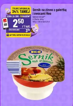 Polomarket Sernik na zimno z galaretką i owocami oferta