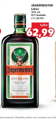 Kaufland Likier Jägermeister oferta