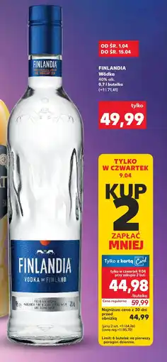 Kaufland Wódka Finlandia oferta