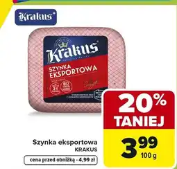 Carrefour Szynka eksportowa oferta