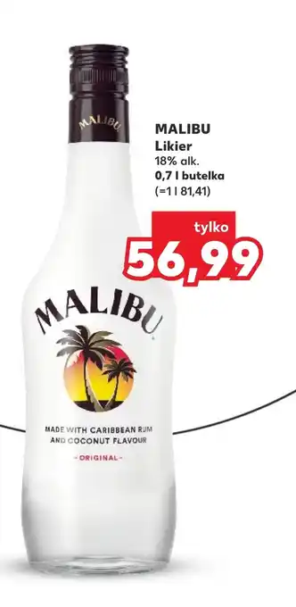 Kaufland Likier Malibu oferta