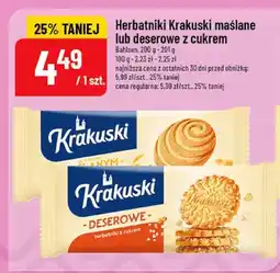 Polomarket Herbatniki Krakuski maślane lub deserowe z cukrem oferta