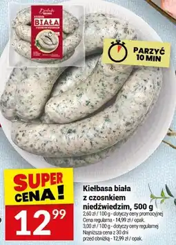 Twój Market Kiełbasa biała z czosnkiem niedźwiedzim oferta