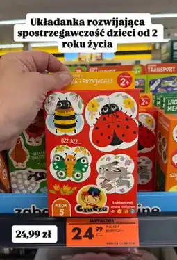 Biedronka Układanka dla dzieci rozwijająca spostrzegawczość, 2+ oferta