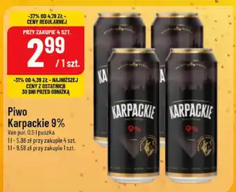 Polomarket Piwo Karpackie 9% oferta