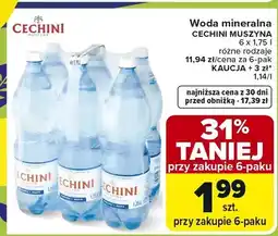 Carrefour Woda mineralna różne rodzaje oferta