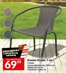 Twój Market Krzesło Simple, 1 szt oferta