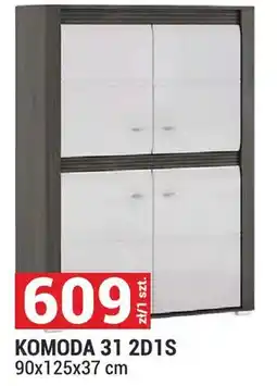 Merkury Market Komoda 31 2D1S 90x125x37cm oferta