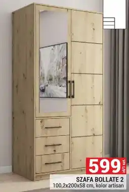 Merkury Market Szafa Bollate 2 100,2x200x58 cm, kolor artisan oferta