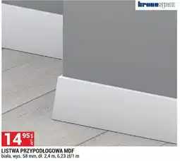 Merkury Market Listwa przypodłogowa MDF biała oferta