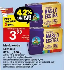 Twój Market Masło ekstra Łowickie 82% tł oferta