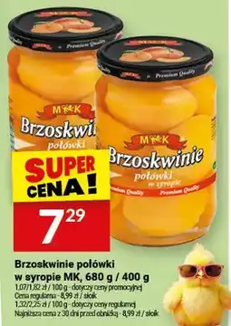 Twój Market Brzoskwinie połówki w syropie MK oferta