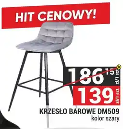 Merkury Market Krzesło barowe DM509 kolor szary oferta