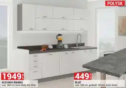 Merkury Market Blat szer. 260 cm, grubość: 38 mm, kolor tivioli oferta