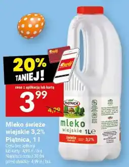Twój Market Mleko świeże wiejskie 3.2% oferta