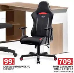 Merkury Market Fotel gamingowy Diablo X-Starter kolor czarno/czerwony oferta