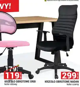 Merkury Market Krzesło obrotowe Nadan kolor czarny oferta