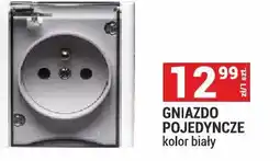 Merkury Market Gniazdo pojedyncze kolor biały oferta