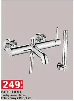 Merkury Market Bateria z natryskiem, chrom kolor czarny 299 zł/1 szt oferta
