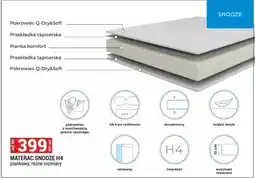 Merkury Market Materac Snooze H4 piankowy oferta