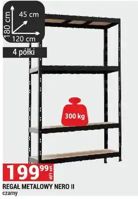 Merkury Market Regał metalowy Nero II czarny oferta