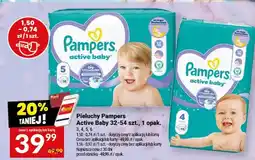 Twój Market Pieluchy Pampers Active Baby 32-54 szt., 1 opak oferta