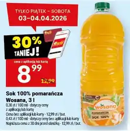 Twój Market Sok 100% pomarańcza oferta