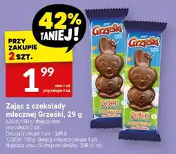 Twój Market Zając z czekolady mlecznej Grzeski oferta