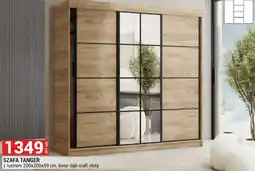 Merkury Market Szafa Tanger z lustrem 200x205x59 cm, kolor dąb craft złoty oferta