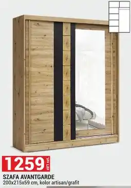 Merkury Market Szafa Avantgarde 200x215x59 cm, kolor artisan/grafit oferta
