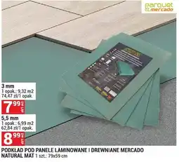 Merkury Market Podkład pod panele laminowane i drewniane Mercado Natural Mat oferta
