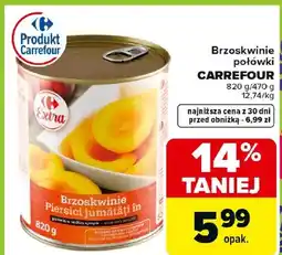 Carrefour Market Brzoskwinie połówki Carrefour oferta