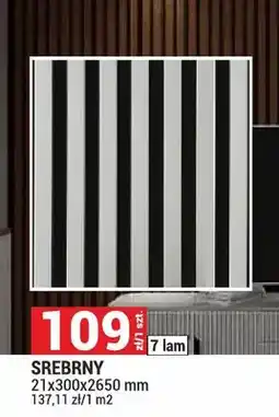 Merkury Market Lamele akustyczne Srebrny oferta