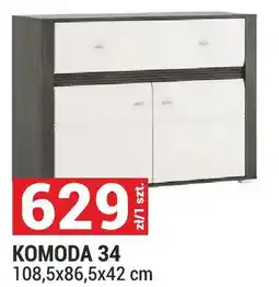 Merkury Market Komoda 34 108,5x86,5x42cm oferta
