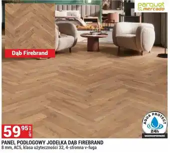 Merkury Market Panel podłogowy Jodełka Dąb Firebrand oferta