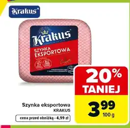 Carrefour Market Szynka Krakus oferta