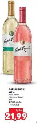 Kaufland Wino Pink, White Moscato, Sweet Red oferta