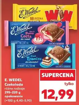 Kaufland Czekolada różne rodzaje oferta