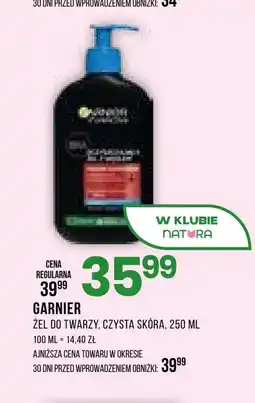 Drogerie Natura Żel do mycia twarzy Garnier oferta
