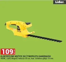 Merkury Market Elektryczne nożyce do żywopłotu GANERN450 oferta