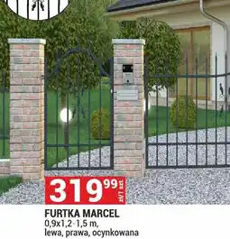 Merkury Market Furtka Marcel 0,9x1,2-1,5 m, lewa, prawa, ocynkowana oferta