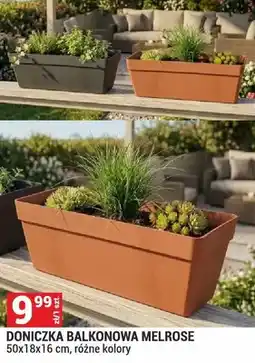 Merkury Market Doniczka balkonowa Melrose różne kolory oferta