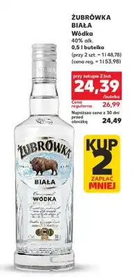 Kaufland Wódka Żubrówka Biała oferta