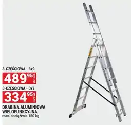Merkury Market Drabina aluminiowa wielofunkcyjna 3-częściowa 3x7 oferta