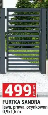 Merkury Market Furtka Sandra lewa, prawa, ocynkowana 0,9x1,5 m oferta