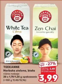 Kaufland Herbata zielona, biała różne rodzaje oferta