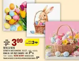 Drogerie Natura Jajka Tęte à Tete serwetki wielkanocne oferta