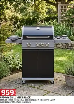 Merkury Market Gazowy grill Vibes Black oferta