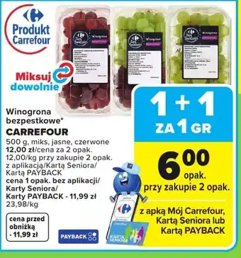 Carrefour Winogrona Carrefour oferta