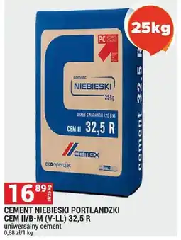 Merkury Market Uniwersalny cement portlandzki CEM II/B-M (V-LL) 32,5 R niebieski oferta